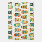 Kleurrijke Kinder robot Theedoek (Verticaal)