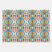 Kleurrijke Kinder Verpakkingsdocument Vlakke Bladr Inpakpapier Vel (Voorkant)