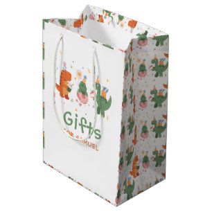 Kleurrijke Kinderachtige Dinosaurussen Kinderen Ve Medium Cadeauzakje