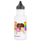 Kleurrijke Kinderen Gepersonaliseerde Regenboog Ij Waterfles (Rechts)