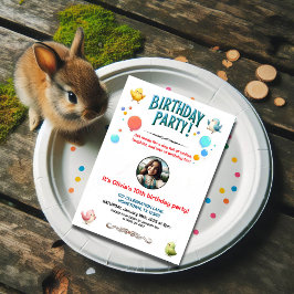 Kleurrijke Kinderen Gevederde Vrienden Verjaardags Kaart