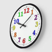 Kleurrijke Kinderen Grote Klok (Hoek)