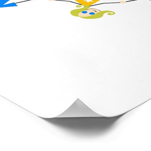 Kleurrijke Kinderen Poster (Hoek)