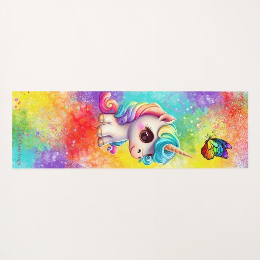 Kleurrijke Kinderen Yogamat (Achterkant (horizontaal))