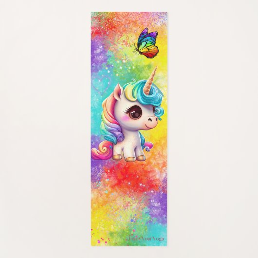 Kleurrijke Kinderen Yogamat (Voorkant)