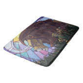 Kleurrijke King Lion en Cubs Badmat (Gekanteld)