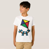 Kleurrijke Kite T-Shirt (Voorkant volledig)