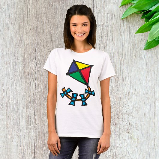 Kleurrijke Kite T-Shirt