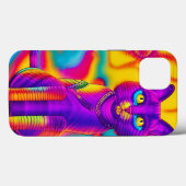 kleurrijke kitten kat telefoonhoesje Case-Mate iPhone case (Achterkant (horizontaal))
