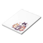 Kleurrijke Kittens Met Pixels  Notitieblok (Linkerzijde)