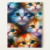 Kleurrijke kittens planner (Achterkant)