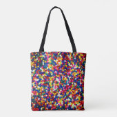 Kleurrijke Kitty Dromen Tote Bag (Achterkant)
