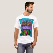 Kleurrijke KItty T-shirt (Voorkant volledig)