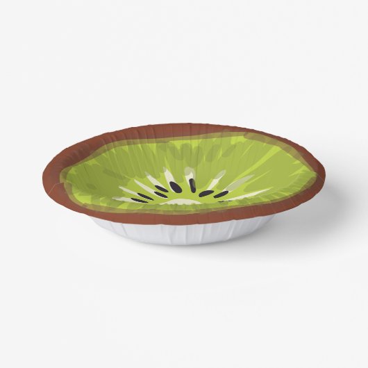 Kleurrijke Kivi Green Elegant verjaardagsfeestje F Papieren Kommen (Gebogen)