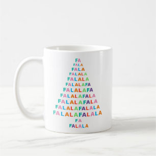 Kleurrijke Klassieke FA LA LA LA Seizoen Koffiemok