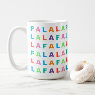 Kleurrijke Klassieke FA LA LA LA Seizoen Koffiemok