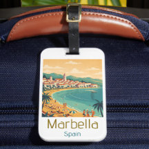 Kleurrijke Klassieker Marbella Spanje Reis Elegant