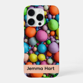 Kleurrijke Klei Telefoon Case iPhone 16 Pro Hoesje