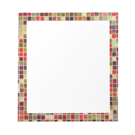 Kleurrijke kleine achtergrond notitieblok (Voorkant)