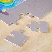 Kleurrijke Kleine Alpaca Legpuzzel (Zijkant)