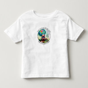 Kleurrijke kleine Beer kinderen peuter T-shirt