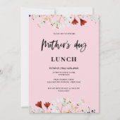 Kleurrijke kleine bloemen Moederdag lunch Kaart (Voorkant)
