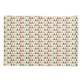 Kleurrijke kleine driehoeken Herfst geometrisch pa Kussensloop (Achterkant-Links)