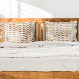 Kleurrijke kleine driehoeken Herfst geometrisch pa Kussensloop