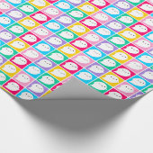 Kleurrijke kleine geesten cadeaupapier (Hoek)