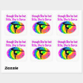 KLEURRIJKE KLEINE MAAR FELLE GYMNASTIEK STICKER (Vel)