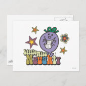 Kleurrijke kleine Miss Naughty Briefkaart (Voorkant / Achterkant)