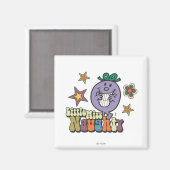 Kleurrijke kleine Miss Naughty Magneet (Voorkant / Achterkant)