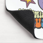 Kleurrijke kleine Miss Naughty Muismat (Hoek)