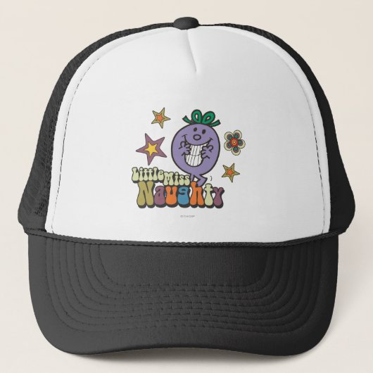 Kleurrijke kleine Miss Naughty Trucker Pet (Voorkant)