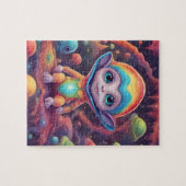 Kleurrijke Kleine Schattigee ET Legpuzzel (Horizontaal)