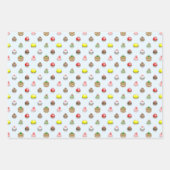 Kleurrijke kleine taarten inpakpapier vel (Voorkant 2)