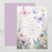 Kleurrijke Kleine Vlinder wordt één Kaart (Voorkant / Achterkant)