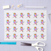 Kleurrijke Kleine Vogel Tissuepapier (Craft)