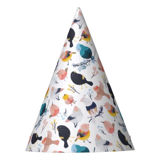 Kleurrijke kleine vogelsoorten - botanisch paradij feesthoedjes (Voorkant)