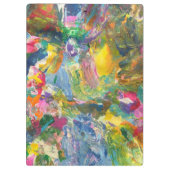 Kleurrijke Klembord Abstracte Esthetische Clip Boa (Achterkant)