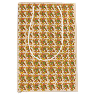 Kleurrijke kleppen voor Thanksgiving Originele Kun Medium Cadeauzakje