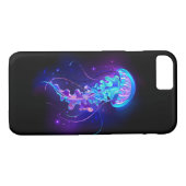 Kleurrijke kleur gloeiende kwal Case-Mate iPhone case (Achterkant (Horizontaal))