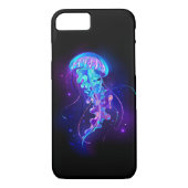 Kleurrijke kleur gloeiende kwal Case-Mate iPhone case (Achterkant)