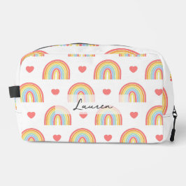 Kleurrijke kleur Rainbow Girl Toilettasje