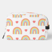 Kleurrijke kleur Rainbow Girl Toilettasje (Achterkant)