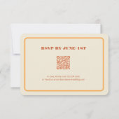 Kleurrijke kleur: RSVP kaartje (Achterkant)