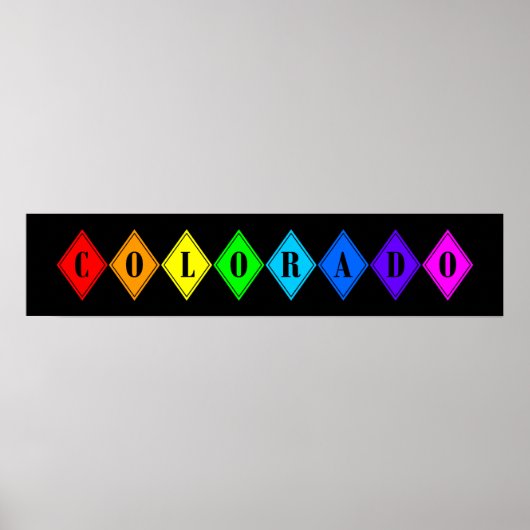 kleurrijke kleurado v2. poster (Voorkant)
