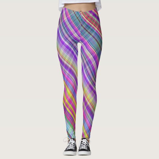 Kleurrijke Kleuren Leggings (Voorkant)
