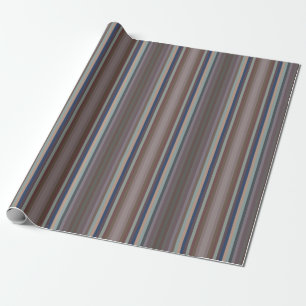 Kleurrijke kleuren van het jaar strepenpatroon cadeaupapier