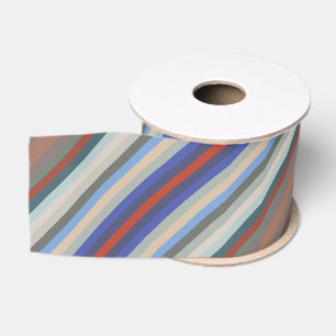 Kleurrijke kleuren van het jaar strepenpatroon grosgrain lint
